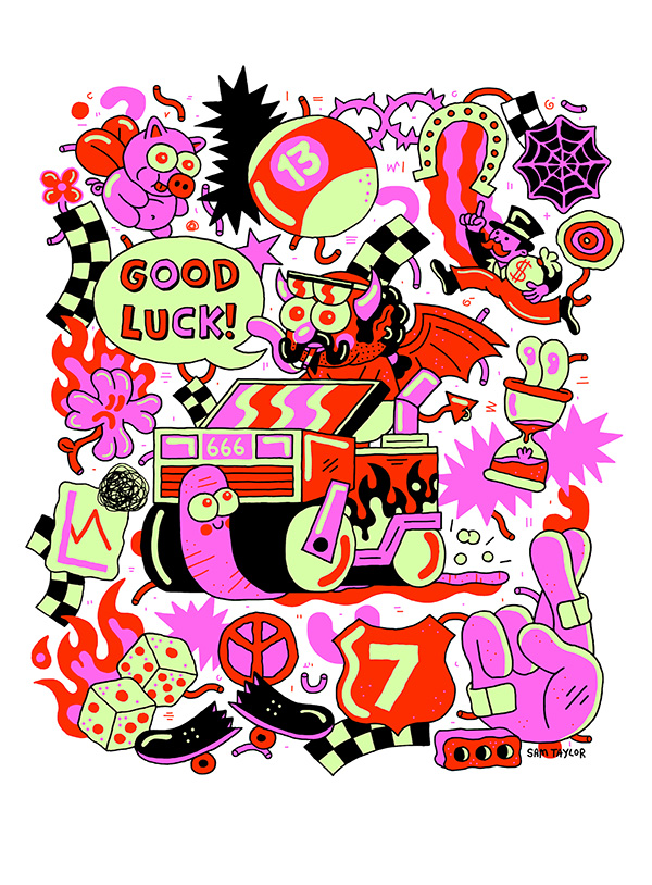 GOOD LUCK : Sam Taylor 作品 : 艺术版画 : 版数50.jpg