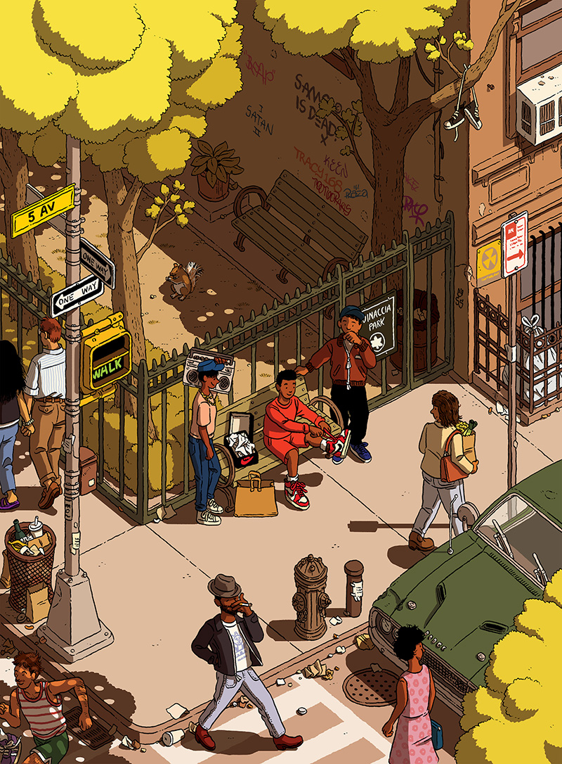 New Kicks - New York, 1985 : Ilya Milstein 作品 : 艺术版画 : 版数50.jpg