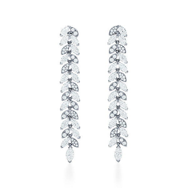 Tiffany & Co. 蒂芙尼Victoria®系列铂金镶钻藤蔓耳环.jpg