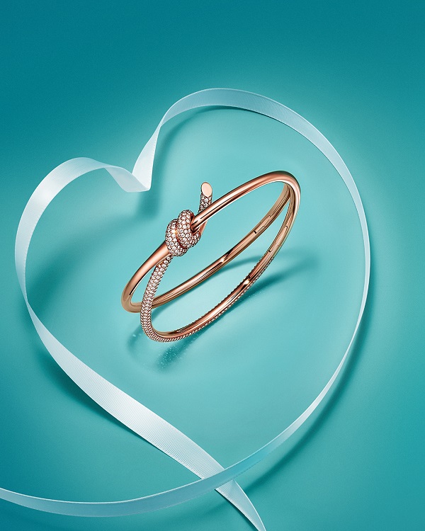 Tiffany Knot系列18K玫瑰金镶钻双行手镯.jpg