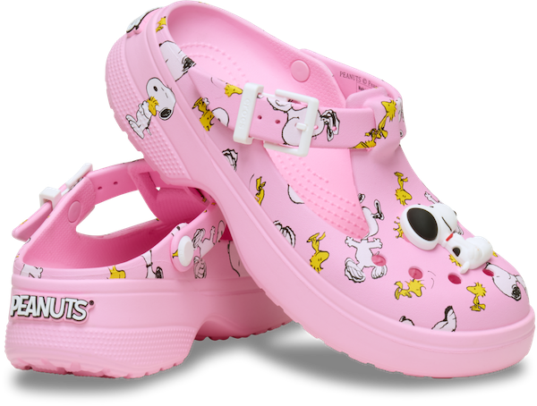 Crocs卡骆驰x Peanuts合作系列 史努比玛丽珍洞洞鞋.png